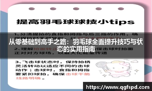从零基础到高手之路:羽毛球全面提升技巧与状态的实用指南